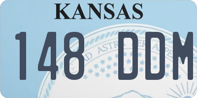 KS license plate 148DDM