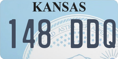 KS license plate 148DDQ
