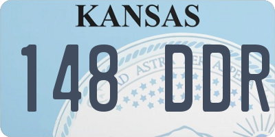 KS license plate 148DDR