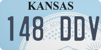 KS license plate 148DDV