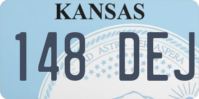 KS license plate 148DEJ