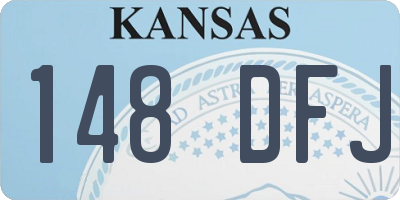 KS license plate 148DFJ
