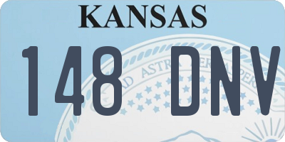 KS license plate 148DNV