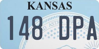 KS license plate 148DPA