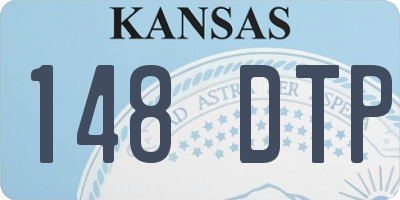 KS license plate 148DTP