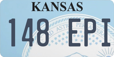 KS license plate 148EPI