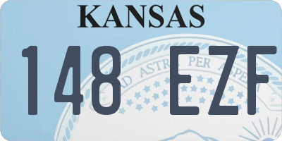 KS license plate 148EZF