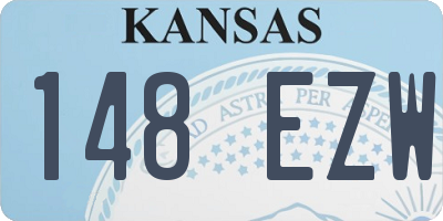 KS license plate 148EZW