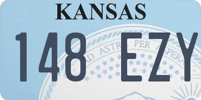KS license plate 148EZY