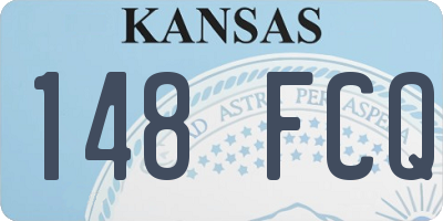 KS license plate 148FCQ