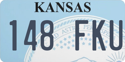 KS license plate 148FKU