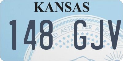 KS license plate 148GJV