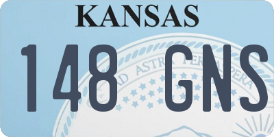 KS license plate 148GNS