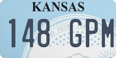 KS license plate 148GPM