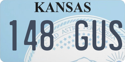 KS license plate 148GUS