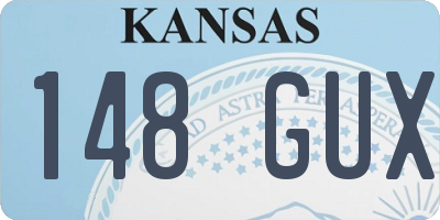 KS license plate 148GUX