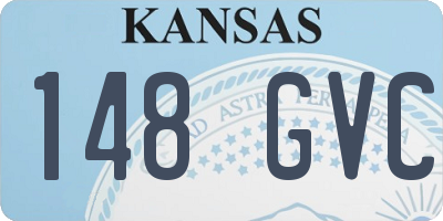 KS license plate 148GVC