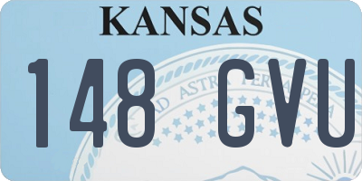 KS license plate 148GVU