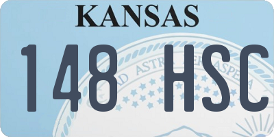 KS license plate 148HSC