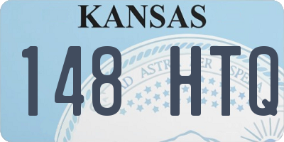 KS license plate 148HTQ