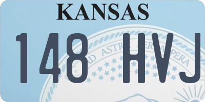 KS license plate 148HVJ