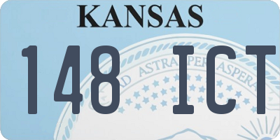 KS license plate 148ICT