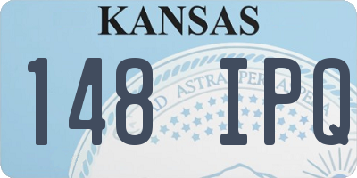 KS license plate 148IPQ