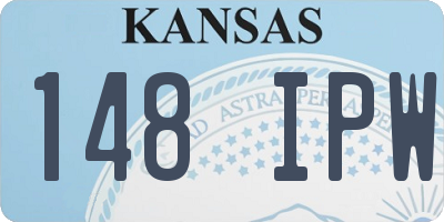 KS license plate 148IPW