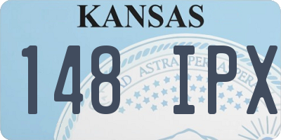 KS license plate 148IPX