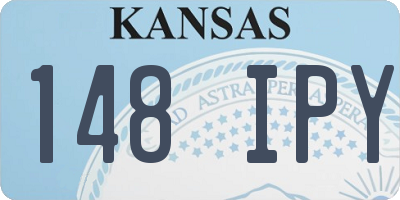 KS license plate 148IPY