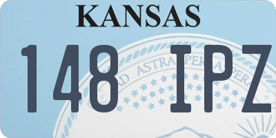 KS license plate 148IPZ