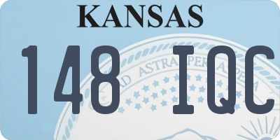 KS license plate 148IQC