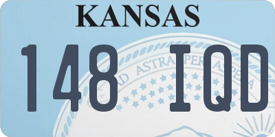 KS license plate 148IQD