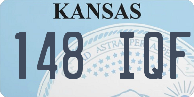 KS license plate 148IQF