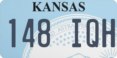 KS license plate 148IQH