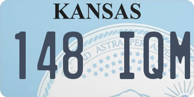 KS license plate 148IQM