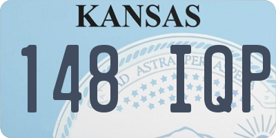 KS license plate 148IQP