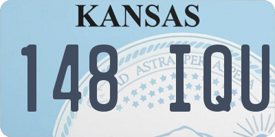 KS license plate 148IQU