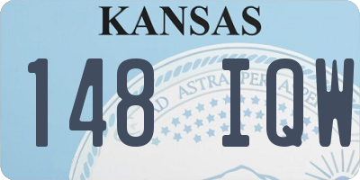 KS license plate 148IQW