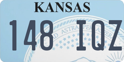 KS license plate 148IQZ