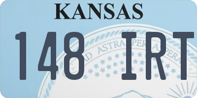 KS license plate 148IRT