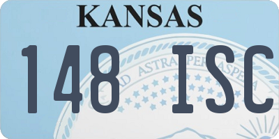KS license plate 148ISC