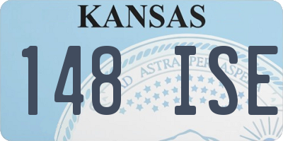 KS license plate 148ISE