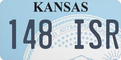 KS license plate 148ISR