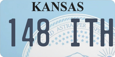 KS license plate 148ITH