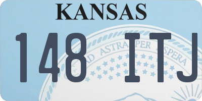 KS license plate 148ITJ
