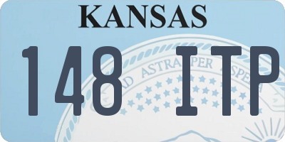 KS license plate 148ITP