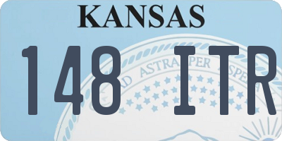KS license plate 148ITR