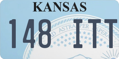 KS license plate 148ITT