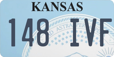 KS license plate 148IVF